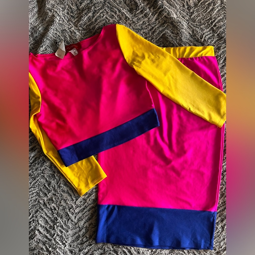 2 Piece Color Blocked Akira